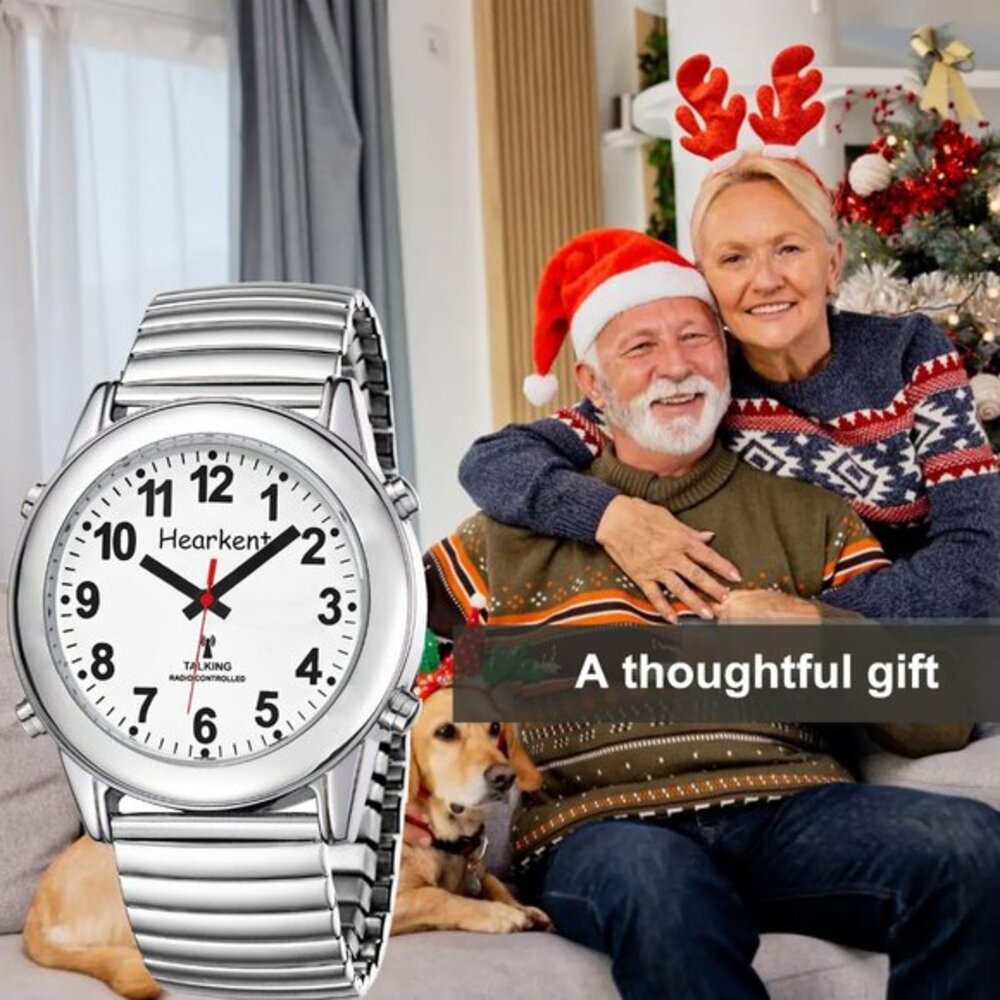 Atomic American English Talking Watch Speaks Clear and Loud Time Date and Alarm